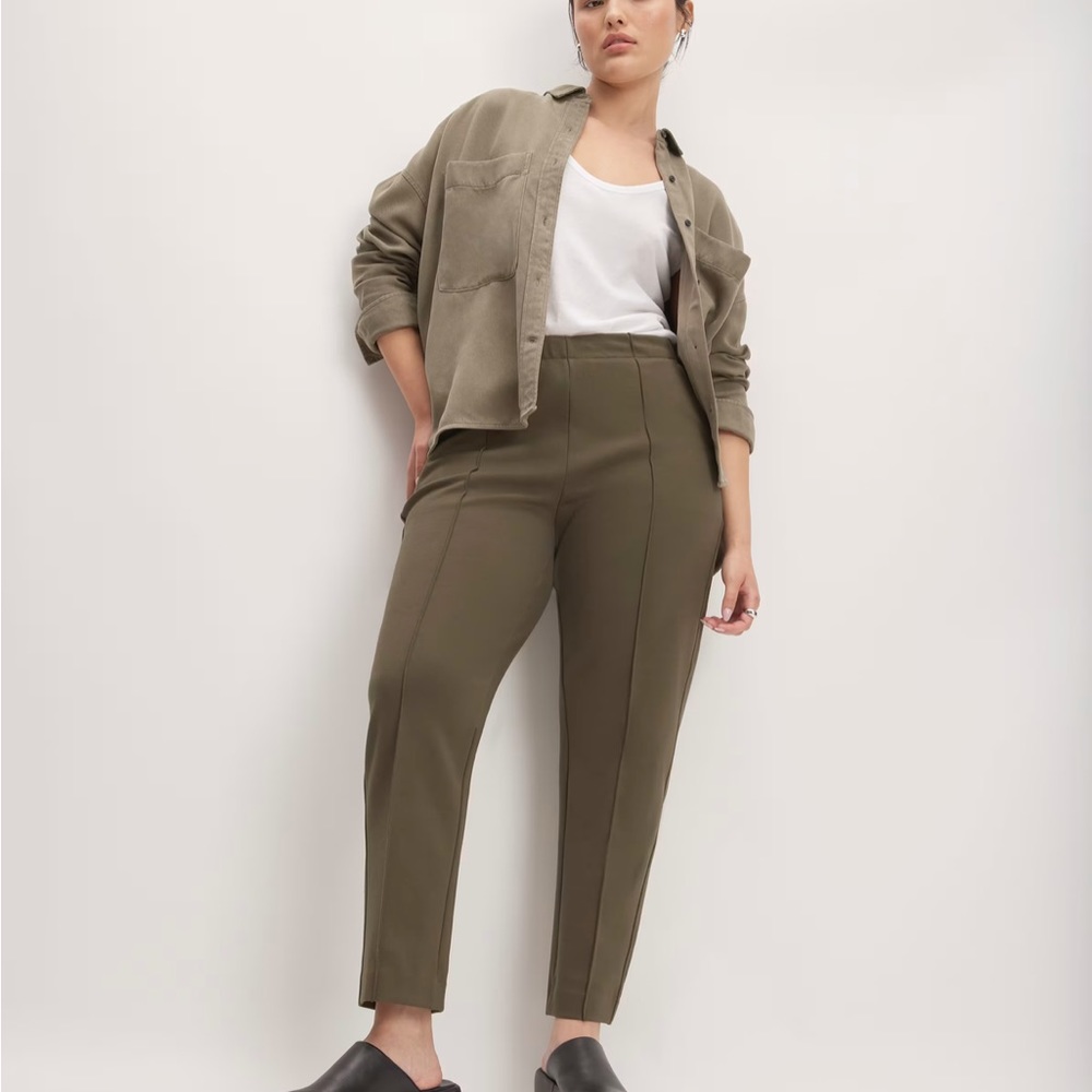 Everlane Olive Cropped Pants